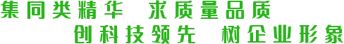 集同类精华 求质量品质 创科技领先 树企业形象